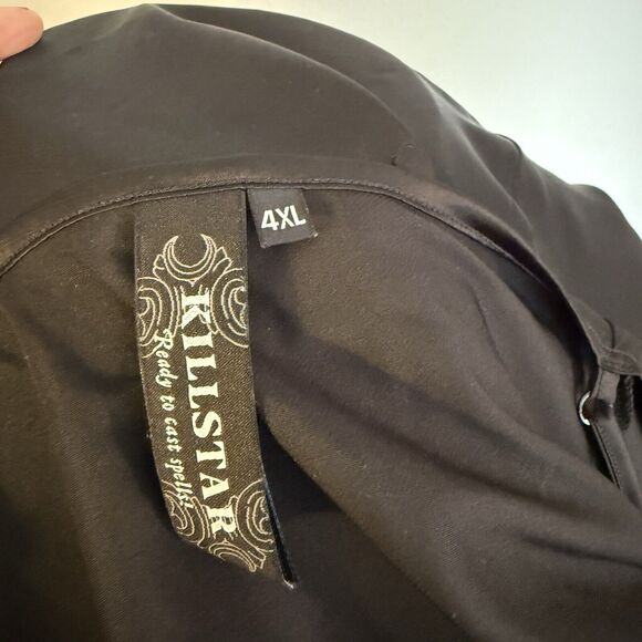 Killstar Fatal Farewell Nightdress Sz 4XL Black Goth Lace Vampire Dark Romantic - Picture 8 of 14